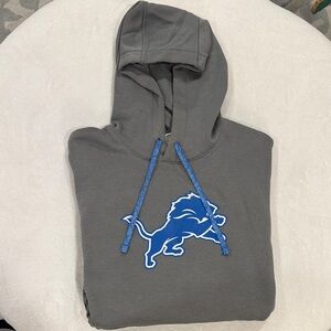 NFL Nike sweatshirt with Blue Detroit Lion Logo
